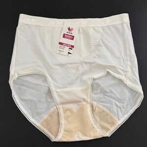 Period underwear / Sanita White and Cream Briefs